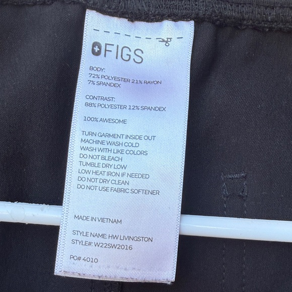 Figs Women's Black Pants - Picture 5 of 12